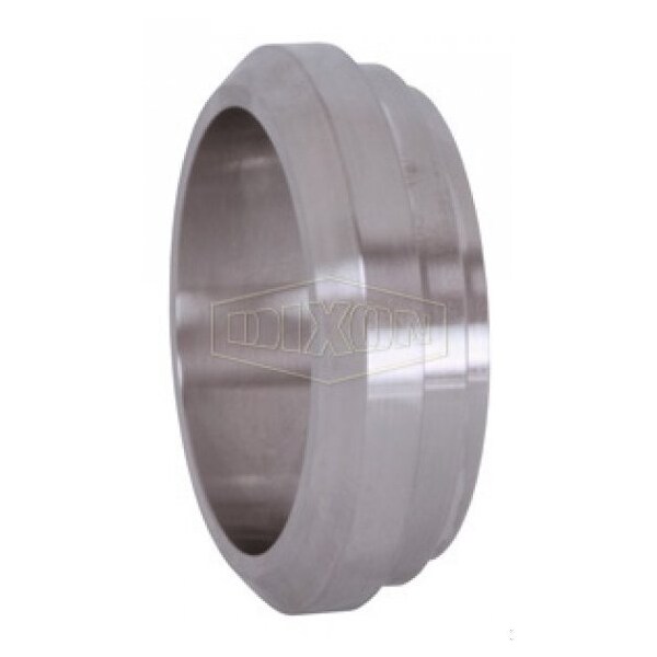 Sort Weld Ferrule, Series: 14PRF, Ferrule, 4 in Nominal, Plain Beveled Seat, 304 SS, 1.031 in L, Ind